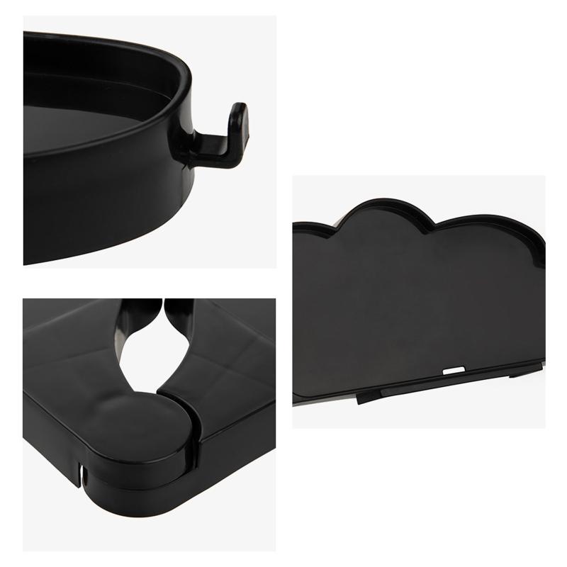 Eckregal in Flügelform, drehbar, Badezimmer-Wandmontage, ohne Bohren, faltbar, Duschablage, Halter, Organizer