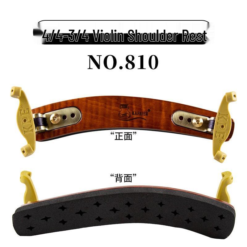 KPE Adjustable Violin Shoulder Rest for 4/4 Violins - Height & Length Adjustable Pad