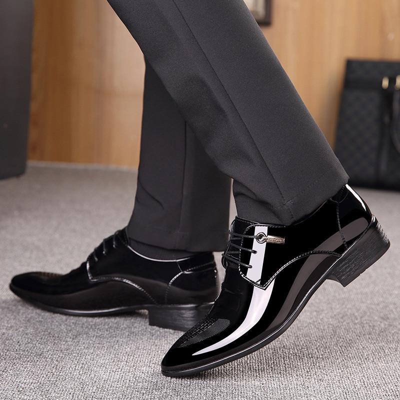 Men's Business Shoes Fashion Leather Luxury Formal Footwear Office Social Gathering Dress Shoes Men Mens Dress Shoes