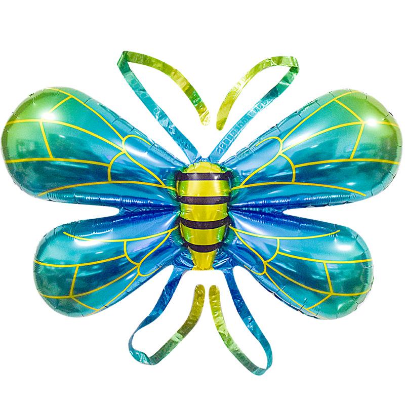 Children's Day First Birthday Bee Rocket Balloon Angel Ornament & Butterfly Wings Outdoor Photography Decoration