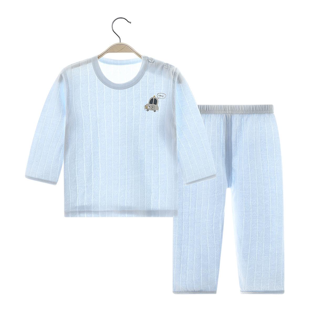 

Милый детский домашний костюм, летние пижамы из чистого хлопка для мальчиков и девочек с героями мультфильмов 130cm