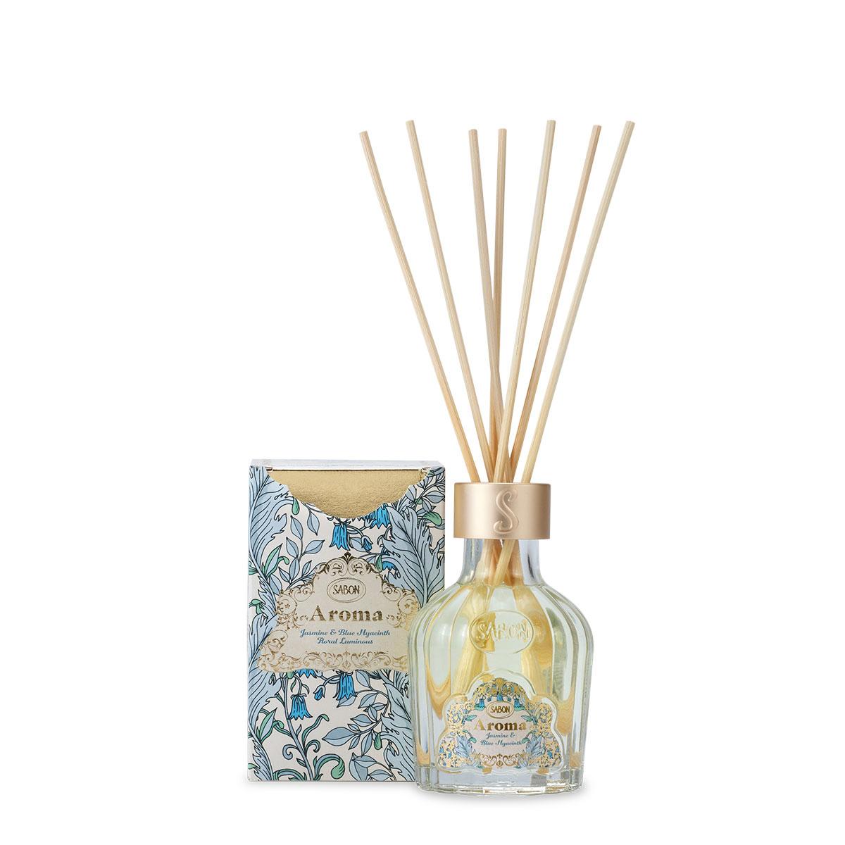 

[Sabon] Aroma Diffuser Jasmine & Blue Hyacinth 100ml + Mini Wood Sticks