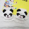 Children's Cartoon Flip-Top Knitted Gloves - Warm, Thickened, Fingerless for Autumn/Winter