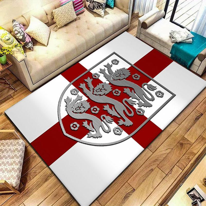 England National Football Team Carpet Rug for Living Room Bedroom Home Sofa Decoration,Kids Play Non-slip Floor Mat