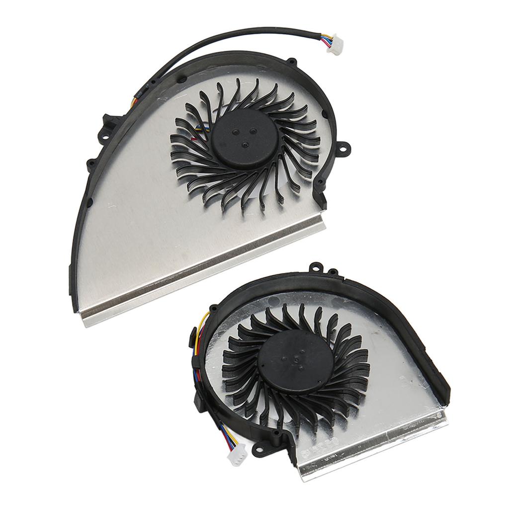Cooling Fan 4 Pin Aluminum Alloy ABS Easy Replaceable Laptop Cooling Fan for MSI GE72VR GP72VR GP72MVR CPU Cooling Fan
