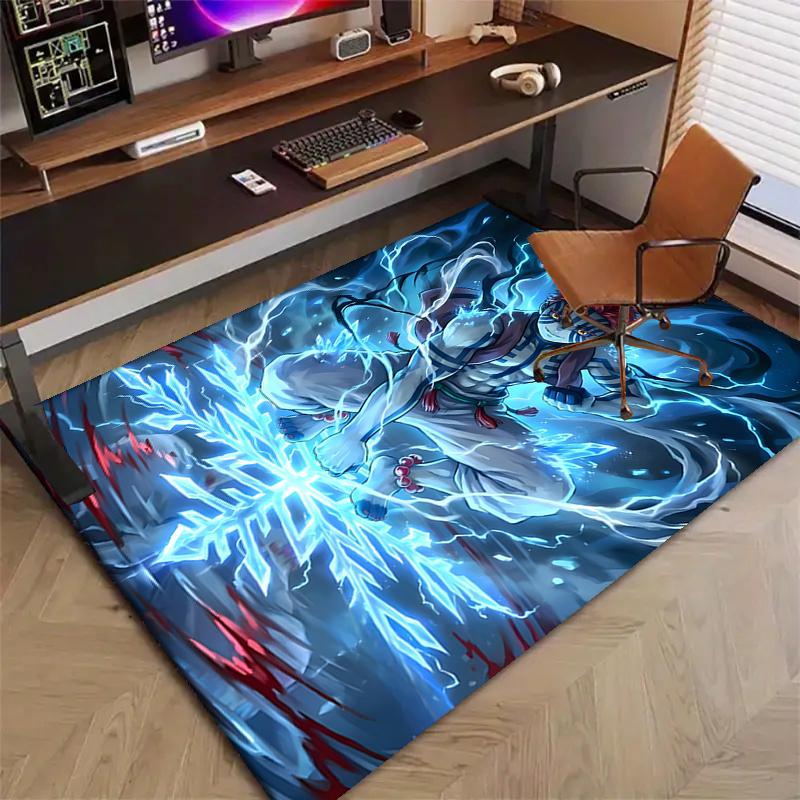 Akaza (3)Printed Area Rug Carpet for Bedroom Living Room Home Decor Rugs Mat Non Slip Mat Rug for Bedside