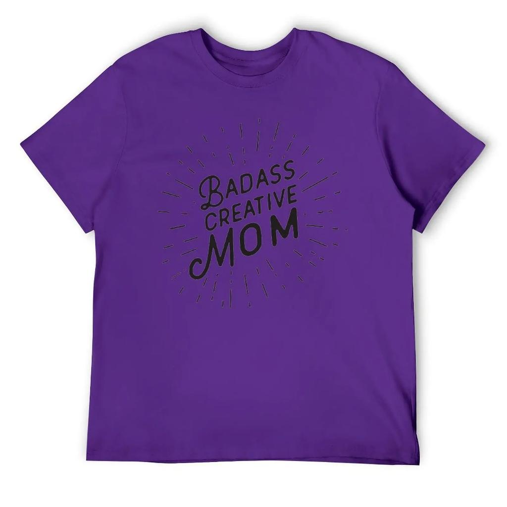 Mother's Day Badass Creative Mom WOmen's Triblend T-shirt Crewneck Sports T-shirts Novelty Fitness Funny Eur Size