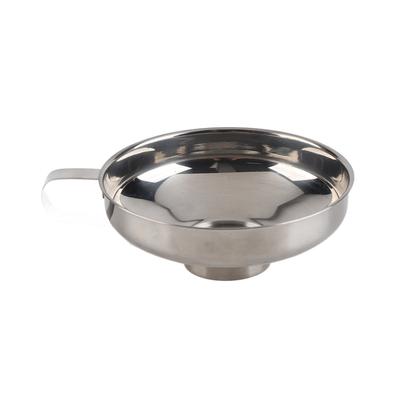 Stainless Steel Household Wide Mouth Canning Jars Funnel With Handle Kitchen Tools #Small Size