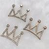 10 Pcs/Lot Alloy Rhinestone C Buckle Crown Water Drill Accessories Jewelry DIY Children's Crown Hair Headdress Decoration.
