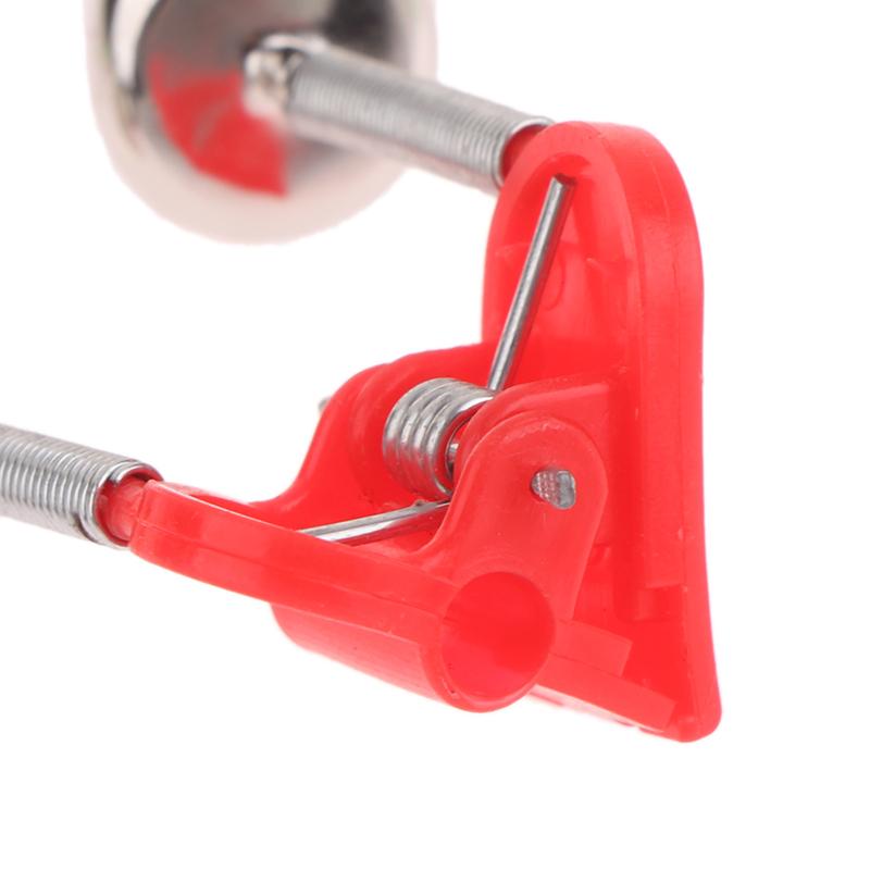 10Pcs Fishing Rod Tip Clips Plastic Fishing Bells Clips Night Fishing Fish Bite Bait Alarm Indicator Light With Dual Alert Bells