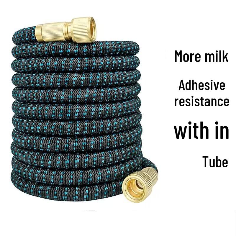 Retractable Magic Hose & High-Pressure Water Gun Set for Car Wash and Home Use