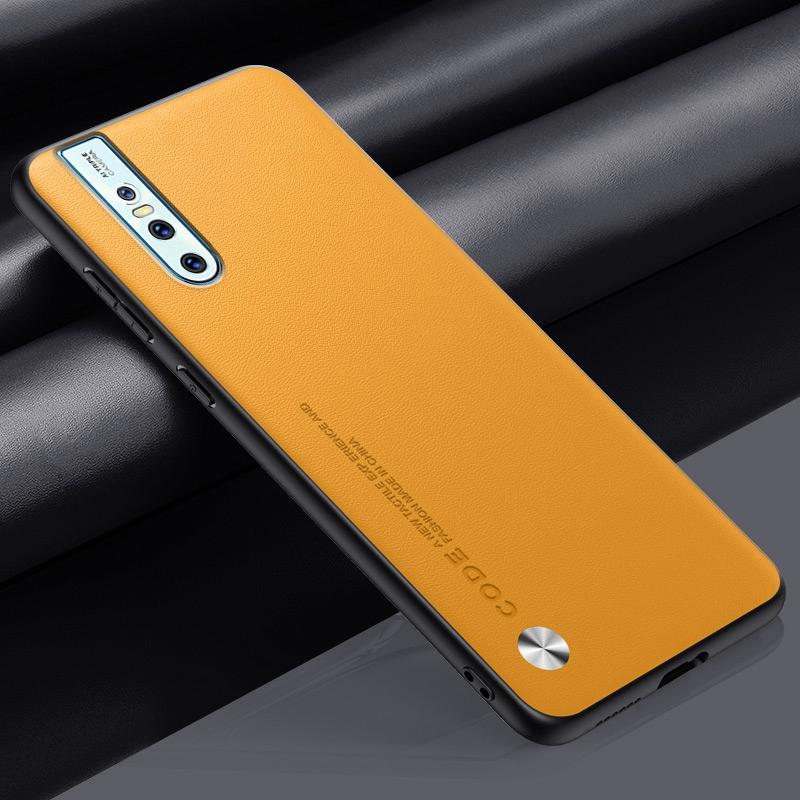 Luxus PU Lederhülle Für Vivo V15 Pro Rückseite Matte Silikon Stoßfester Schutz Handyhülle Für Vivo V15 V15Pro Coque