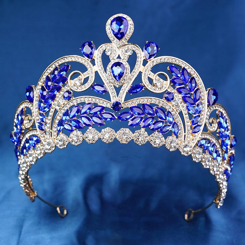Elegant Wedding Crown for Brides Tiaras and Crowns Bridal Hair Jewelry Prom Pageant Headpiece Birthday Head Accessories