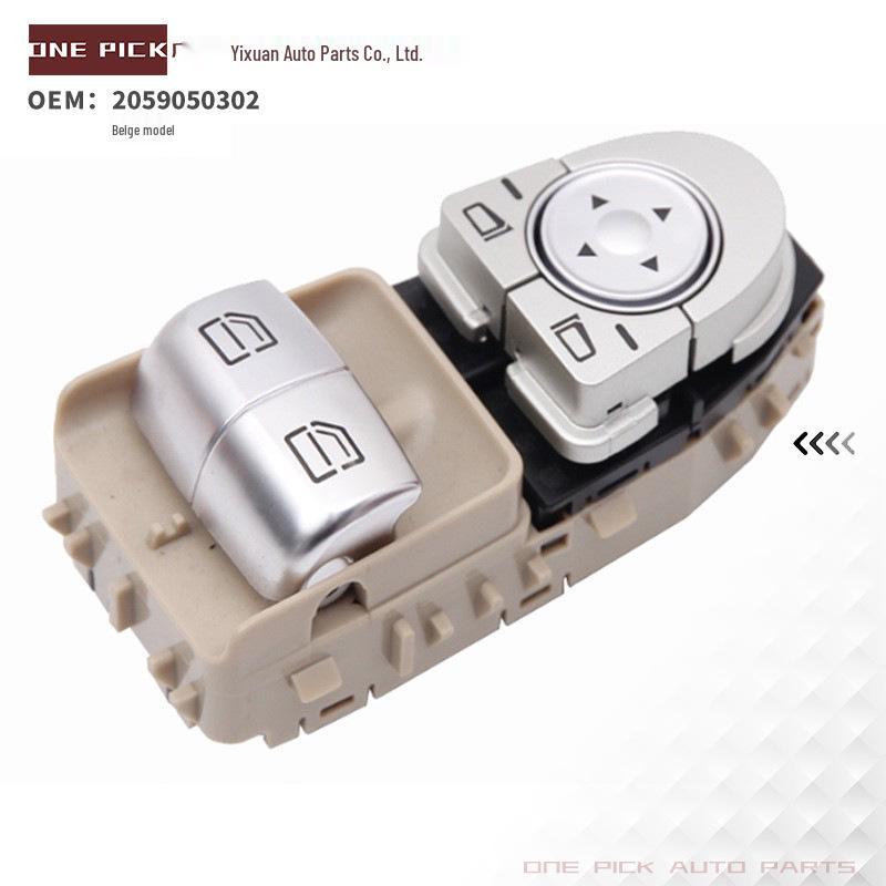 Left Front Electric Window Lifter Switch for Mercedes-Benz V260 Series (2059057011, 2059050302)