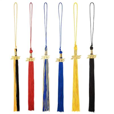 2025 Graduation Tassel Class Of 2025 Tassel 10X Keepsake Pendant Ornament Decorations For Highschool University Masters Teacher