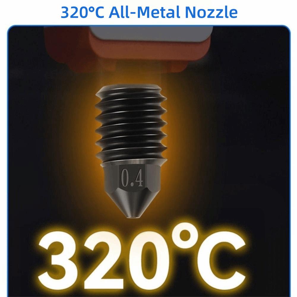 0.2mm 0.4mm 0.6mm 0.8mm 1.0mm Hot End Print Head Print Head Extruder Kit for Anycubic Kobra S1