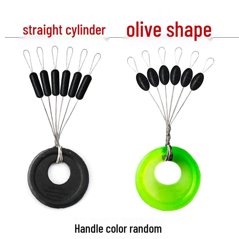 9-Piece Silicone Space Bean Set: Ultra-Tight, Transparent Green Beans