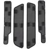 Delica Compatible Door Entrance Scratch and Stain Resistant Side Step Set D5 Mats, Mats, 4-Piece (New Model)