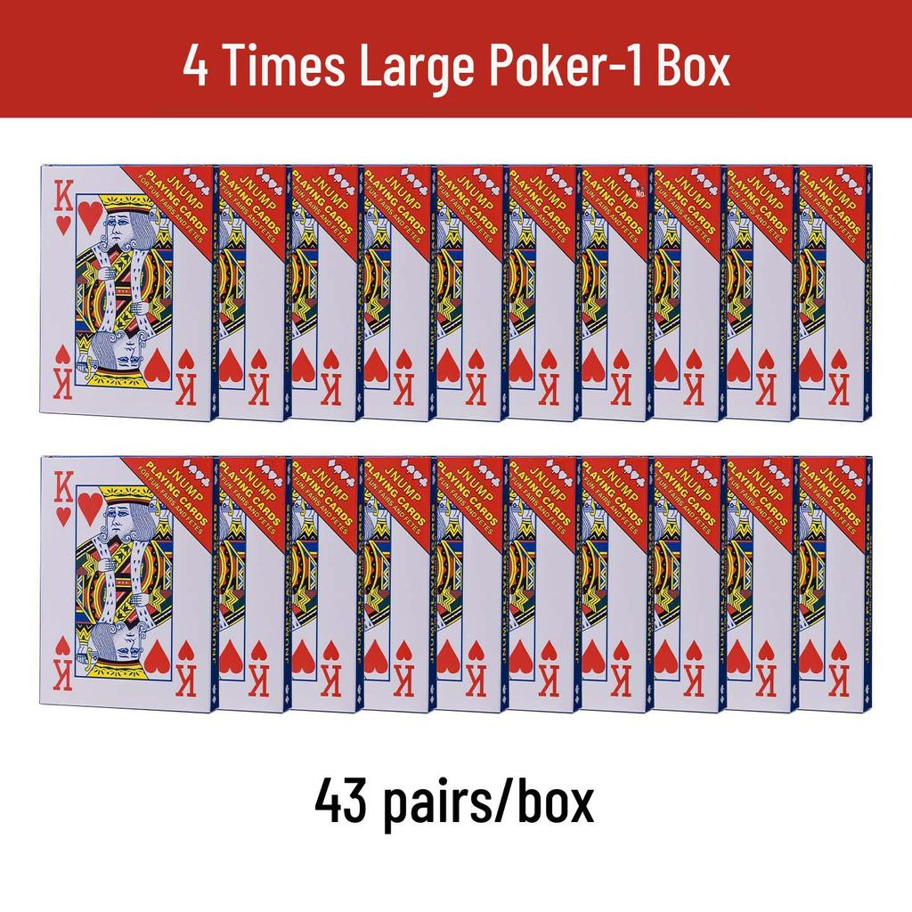 Extra Thick Double Size Playing Cards - Funny Show-Off Edition for Weddings & Special Events