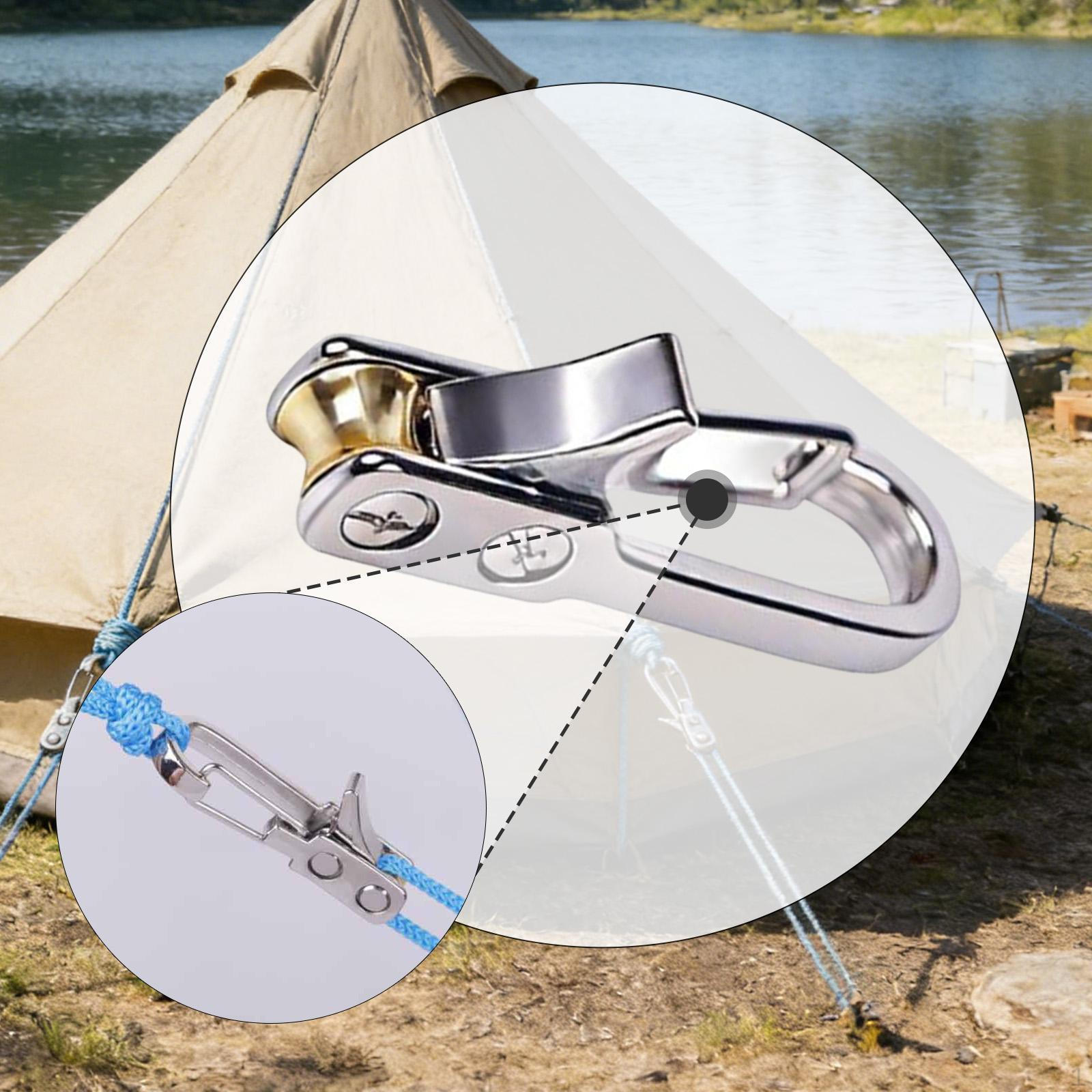 

6 Pieces Roller Tensioner Outdoor Rope Tightening Tool Lightweight High Strength Zinc Alloy for Easy 1 Piece