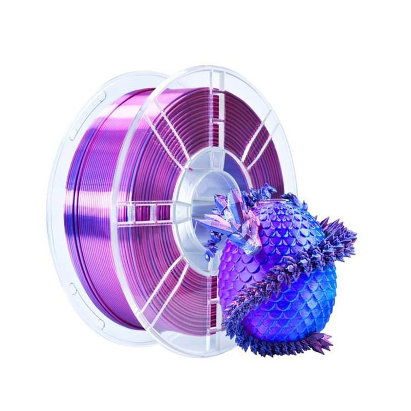 3D Printer Dual Color Filament Pla 1Kg Silk Filament 1.75Mm Two-Tone 3D Printing Material Two Color Filament Sublimation Duotone
