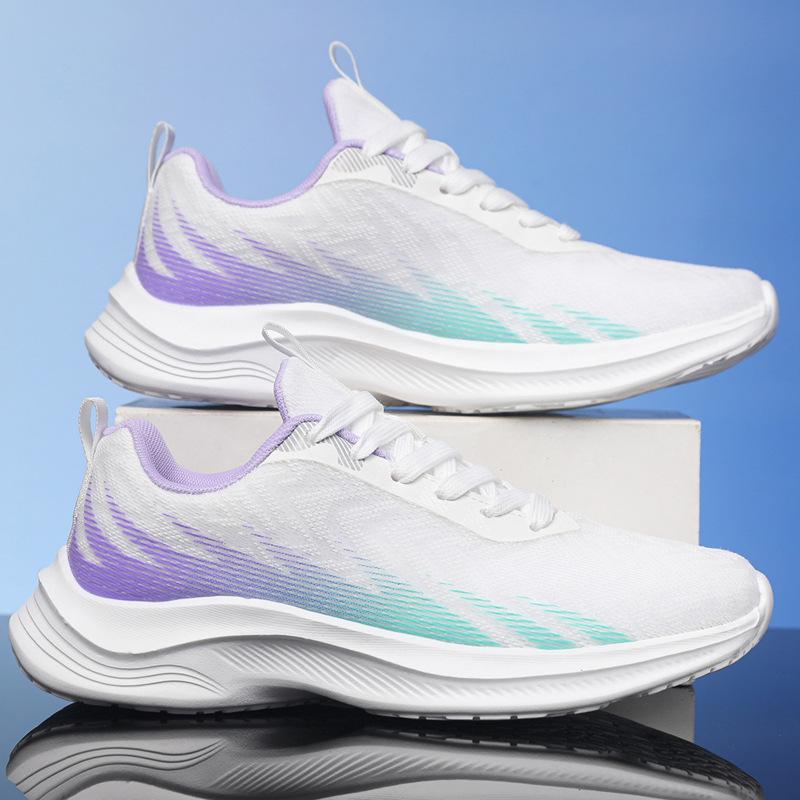 Summer new casual mesh sports running shoes men's and women's same versatile fly-woven shoes soft-soled sports shoes