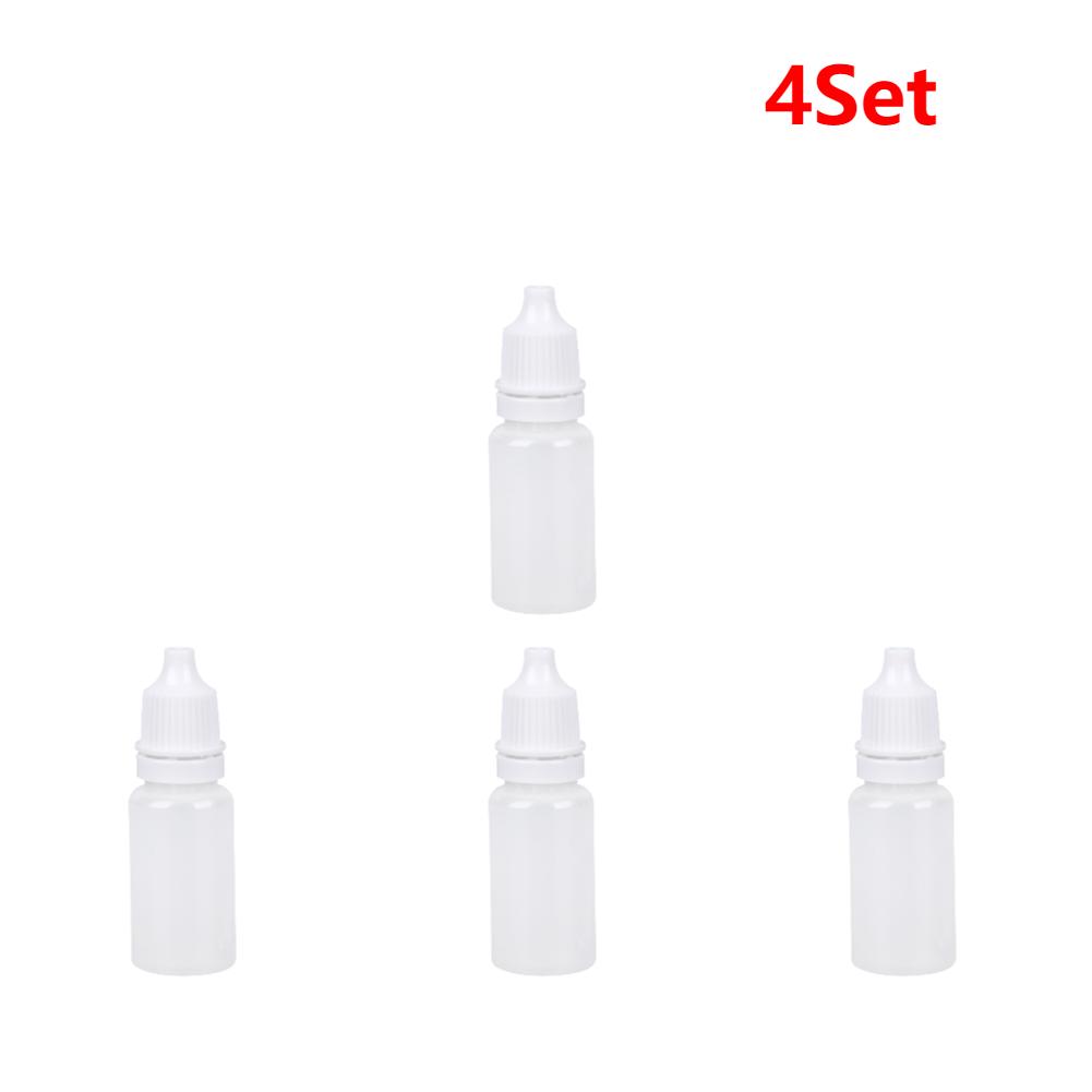 50pcs 5/10/15ml Eye Dropper Bottles Refillable Eye Drop Bottle Portable Eye Liquid Dropper for Solvents Essence Eye Drops Saline