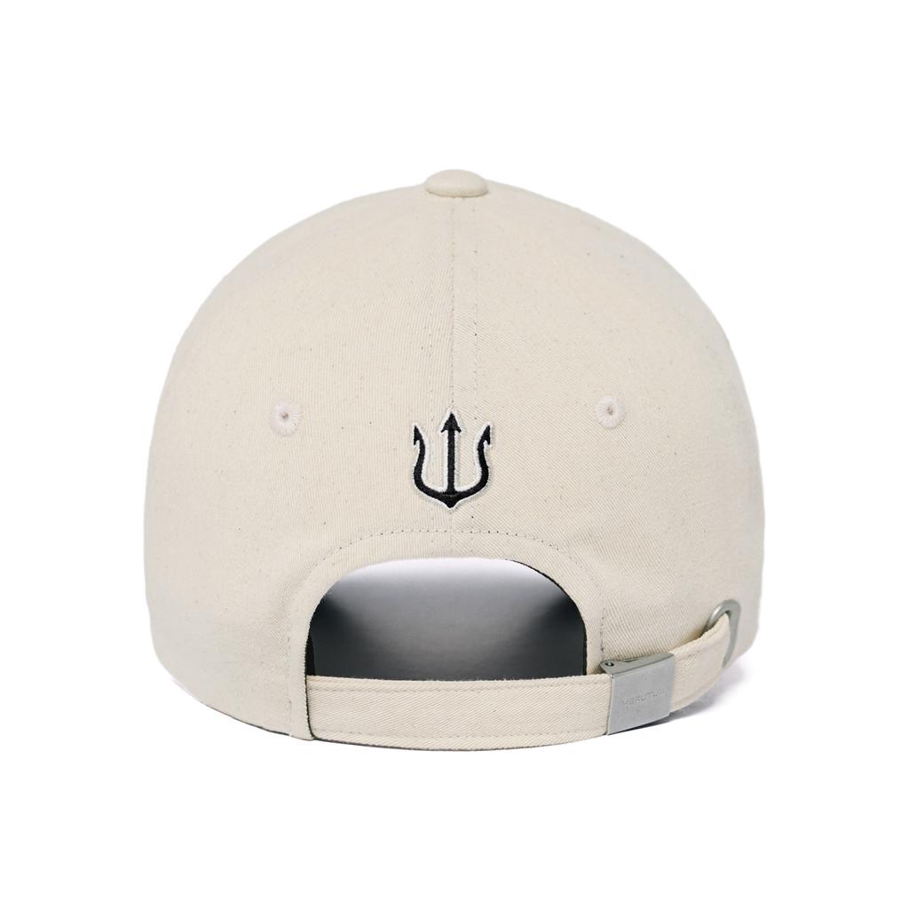 VERUTUM Front Logo Two-Tone Bio-Washed Ball Cap Black