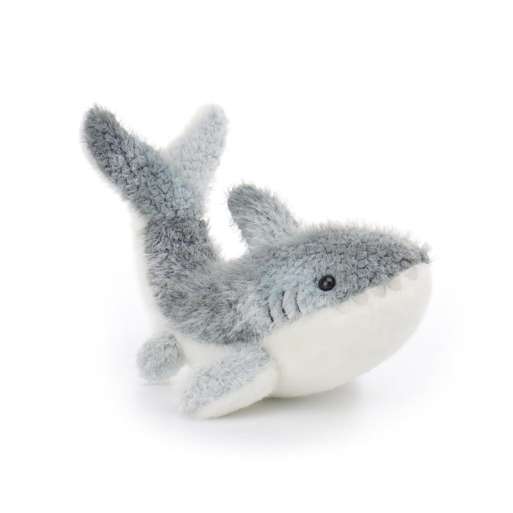 Apricot Lamb Deep Sea Shark Plush Toy for Kids, Soft and Cute, Fluffy Deep Sea Shark for Girls and Boys, 19cm