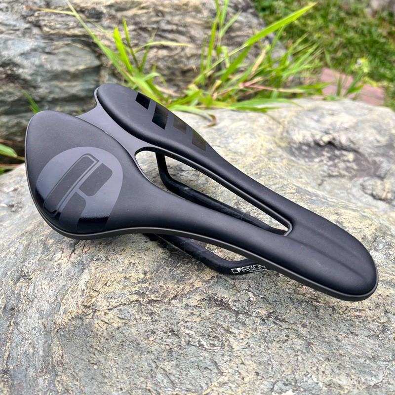 Ultra-Lightweight Hollow Carbon Rail Bike Saddle Road Mountain Bicycles Breathable PU Cycling Seat Pad