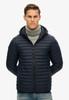 Demi-season Jacket Superdry Hooded Fuji Lite Jacket Eclipse Navy