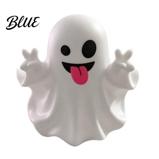 Desktop Stationery Storage Halloween Ghost Pen Holder Cute Mini Figurine Desk Decor Funny Spooky Home Office Decor Pencil Stand Ornament,