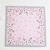 Lady Square Handkerchief Cotton Flower Women Child Print Face Hand Towel Hanky Wedding Christmas Gift