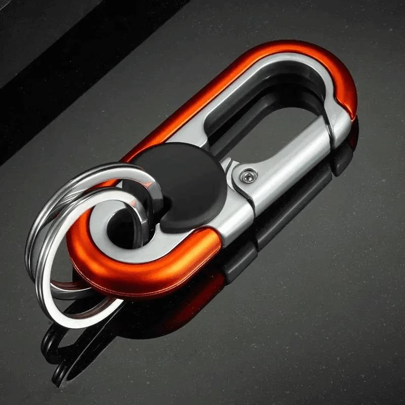 Belt Clip Keychain Anti-Loss Car Key Holder Zinc Alloy Minimalist Design Quick Release Clip for Men Automotive Keys Motorcycle Keychain