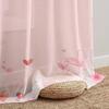 1PCS watercolor heart-shaped gauze curtain   perfect for a romantic Valentine's Day   suitable for both bedroom and living room