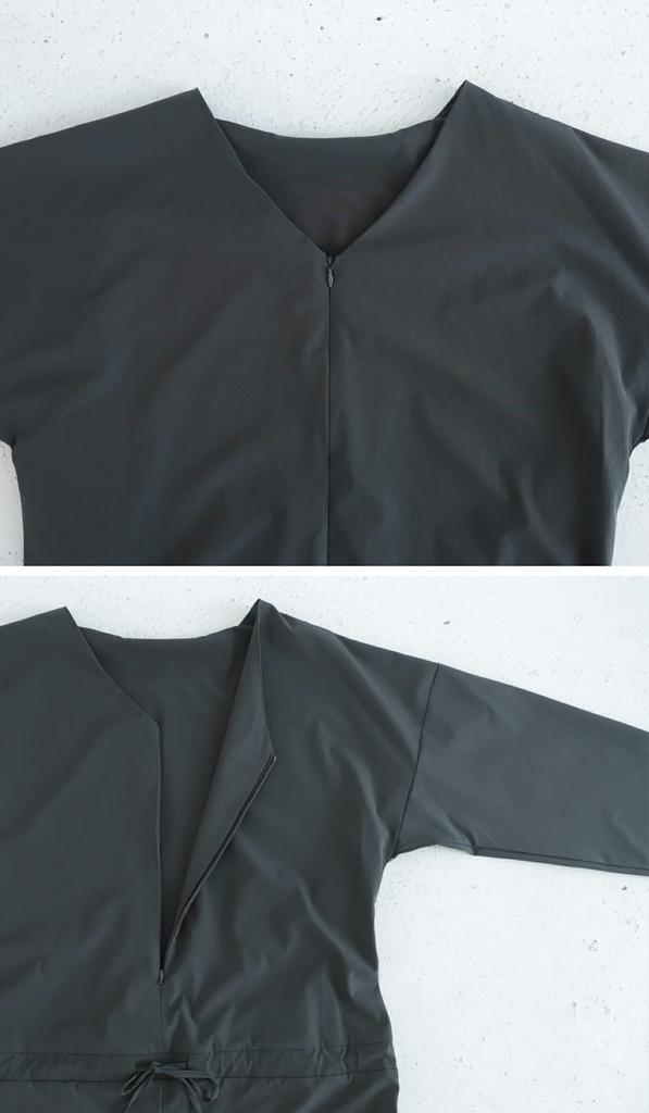 Antiqua All-in-One Rash Guard PS-00342 Women's Free Size 15 Charcoal Khaki