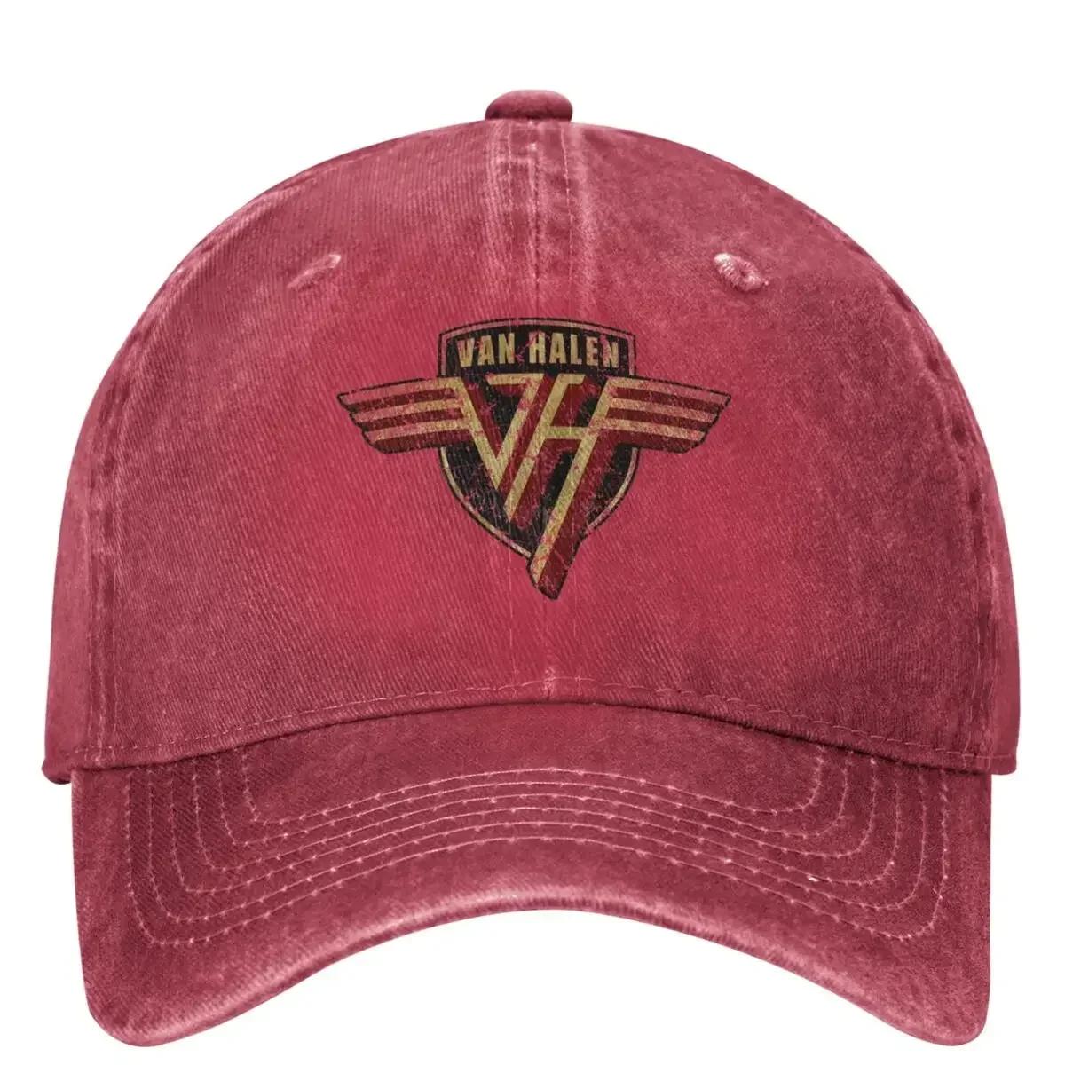 

Унисекс Женская Винтажная Бейсболка Van Halen 59903354 Классическая Потертая Стиранная Snapback Кепка Регулируемая One Size