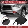 X Autohaux Left Front Car Tow Hook Cover Cap for Toyota Highlander No.521200E927 Black 1 Pc