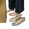Ballet Shoes Retro French Mary Jane Shoes Women's Shoes Flat-bottomed Belt Temperament Shoes Large Size Women's Shoes -