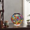 2D Flat Print Vase DIY Diamond Painting Desktop Ornaments Kit Diamond Painting Desktop Decorations for Home Office Desktop Decor