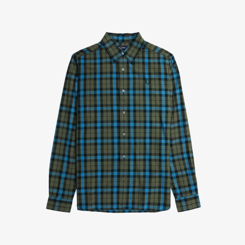 Fred Perry [afiado] Camisa de sarja xadrez W19 Afpm2438506 W19