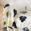 Thickened Gradient Color Plush Sofa Towel Non-Slip Plush Warm Cushion Winter New Plush Sofa Cover Cloth