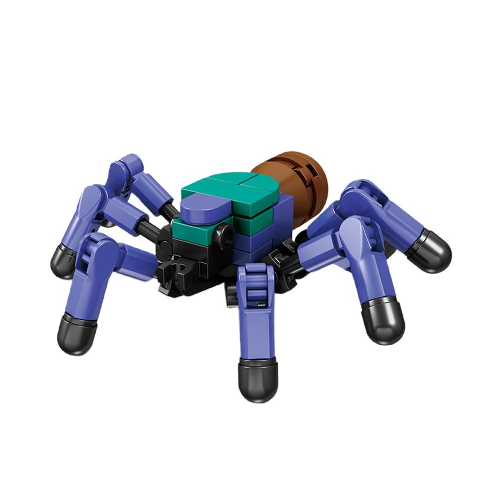 Miniature Insect and Plant Block Toys, Ideal Indoor Desk Decoration, Educational Assembly Toys for Kids, DIY Insect Model Gifts