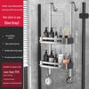 HANDUNYOU No-Drill Wall-Mounted Shower Caddy