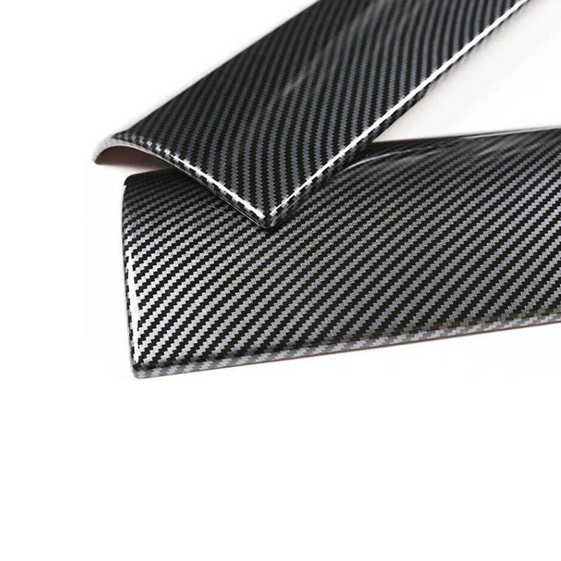 3Pcs LHD Car Center Console Armrest Box Trim Cover Carbon Fiber Style Auto Inner Decor Parts for Mercedes Benz W212 W218-2012-2017