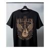 European Sizes Men's Black T-Shirt - Vintage Guitar Nashville Style