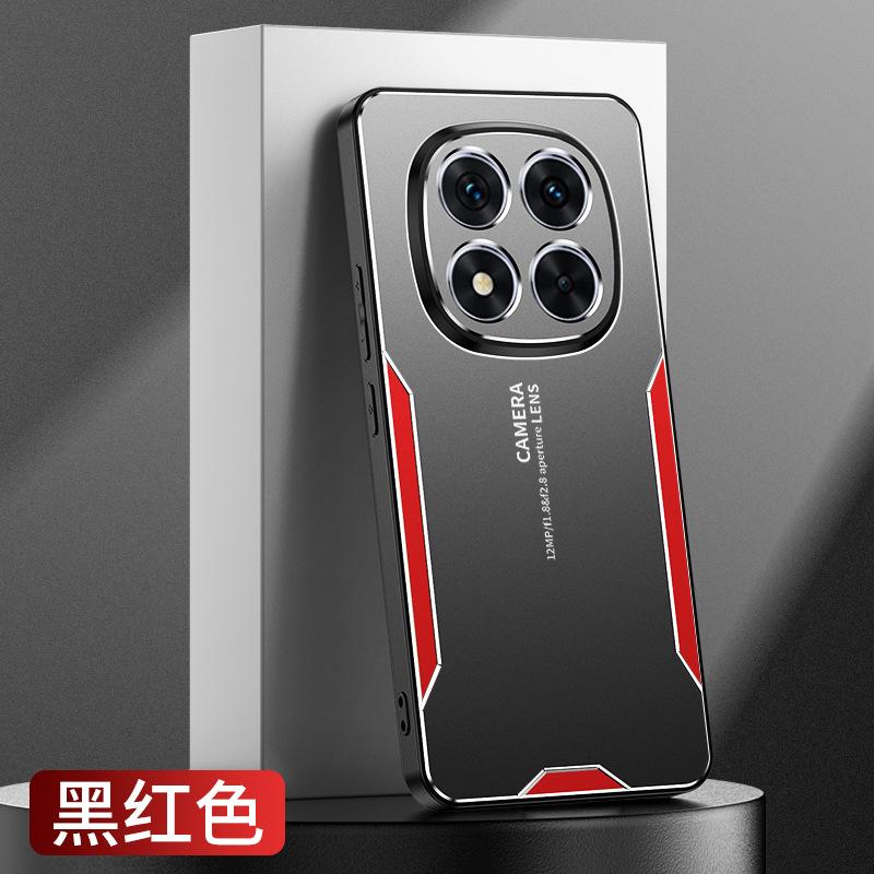 Applicable To Xiaomi Redmi note15Pro Triangular Blade Mobile Phone Case Note14 Metal Note13 Protective Case