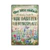 Putuo Decor Pc Individuality German Vintage Metal Tin Sign Wall Art Decor for Home Farmhouse Garden GiftxInches