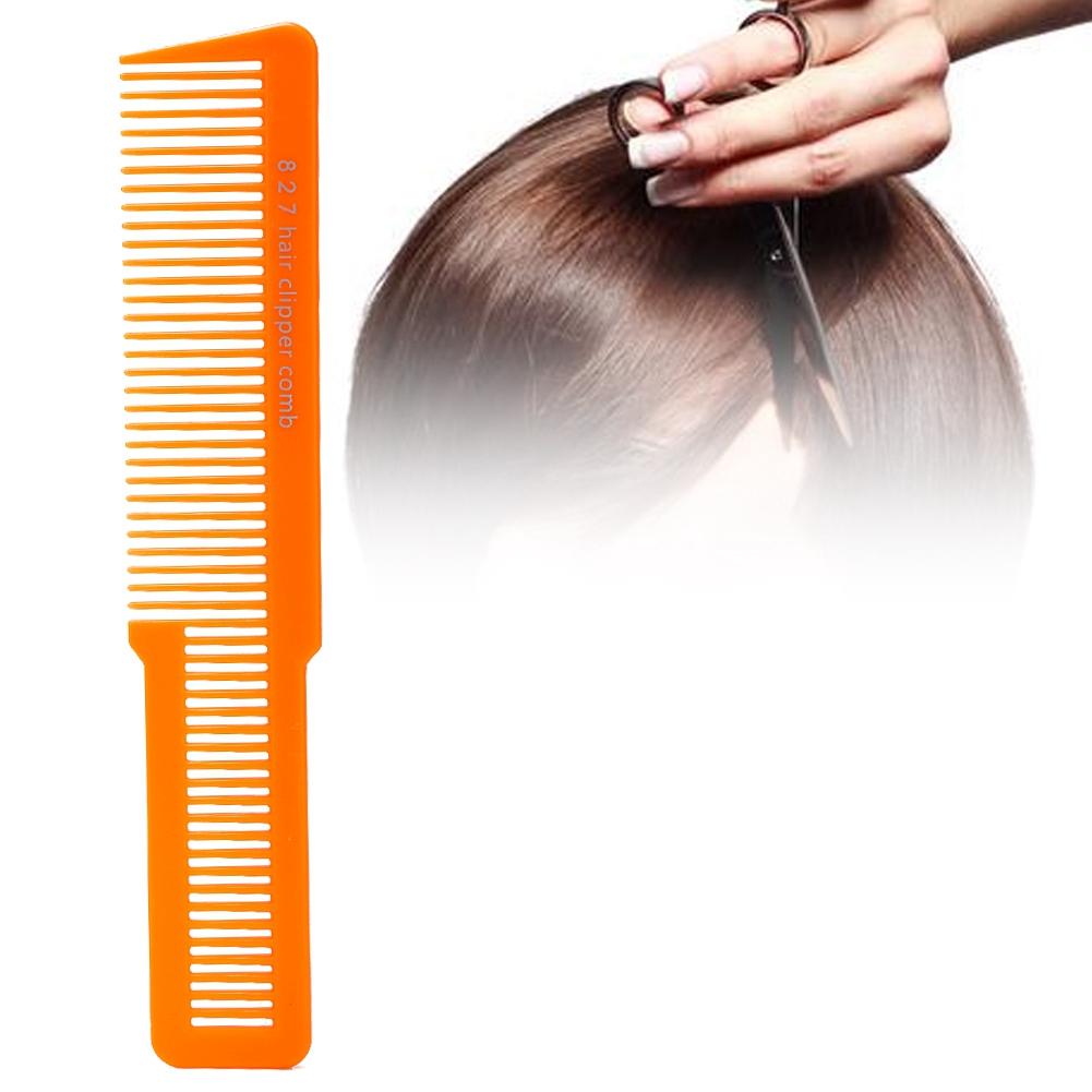 Professional Salon Hair Clipper Cut Comb Barber Hairdresser Comb For Hair Trimming (Orangew)