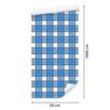Blue and Azure Checkered Wallpaper for Living Room and Bedroom 50x1000
